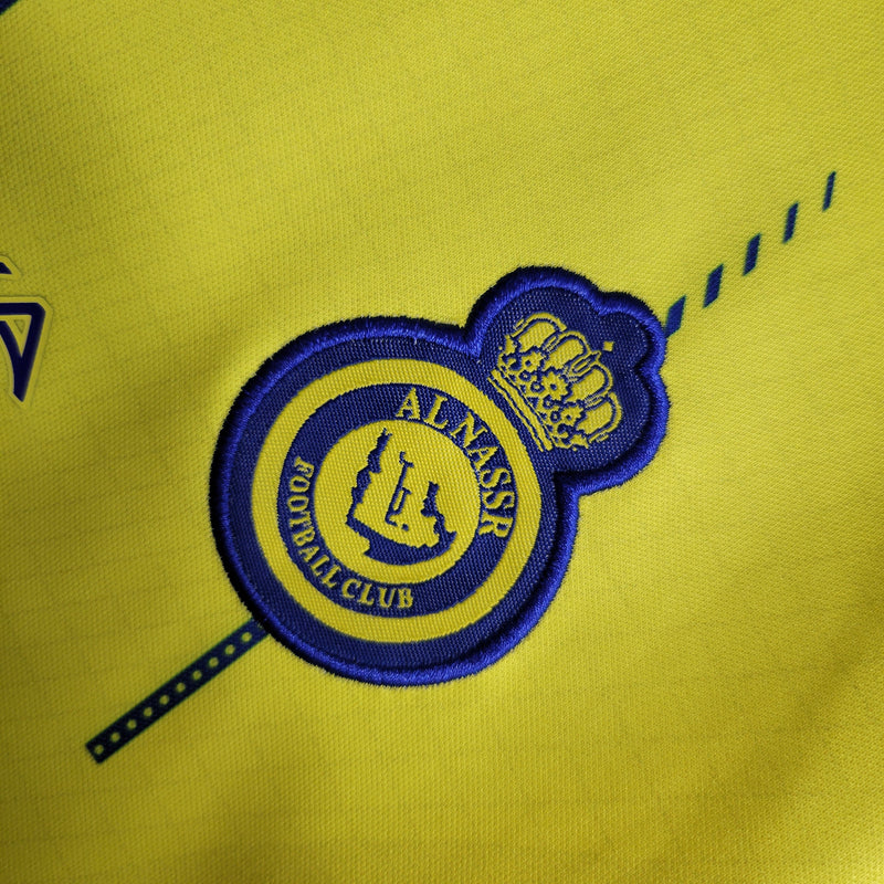 Kit Infantil Al Nassr Home 23/24 Nike Unissex - Amarela