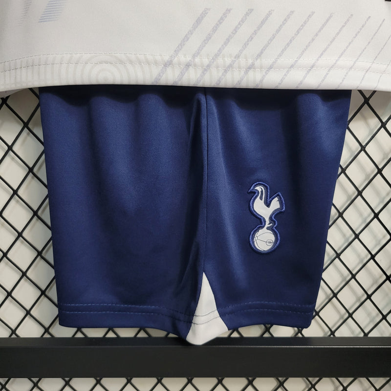 Kit Infantil Tottenham Home 23/24 Unissex Nike - Branco